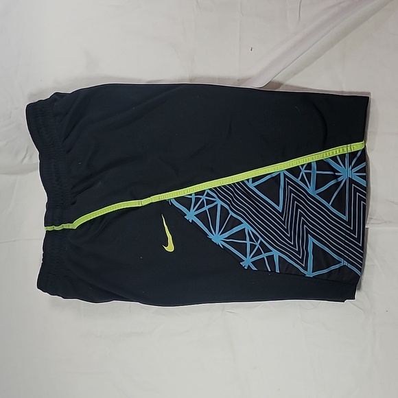 KD Nike Durant Therma-Fit Blue Black Volt Men's Shorts Dri Fit Size Large - Picture 5 of 10